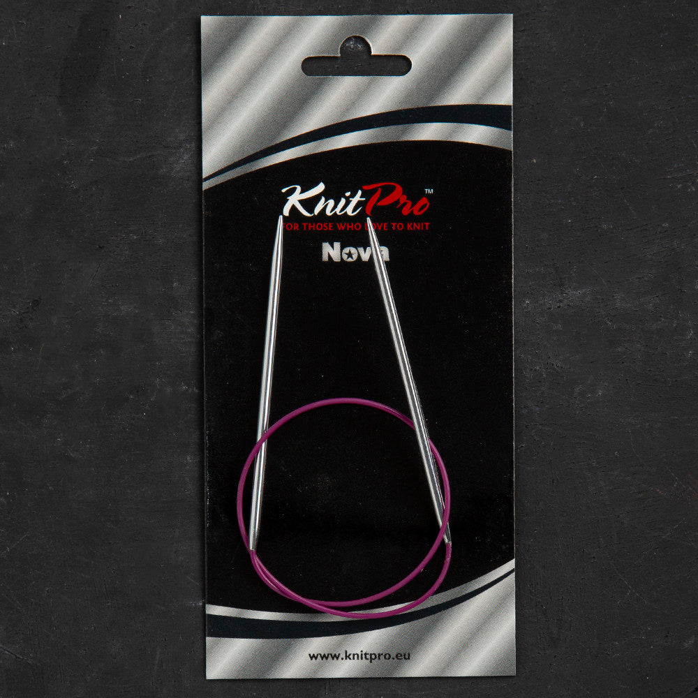 KnitPro Nova Metal 2.75 Mm 40 Cm Metal Mor Misinalı Şiş - 10306