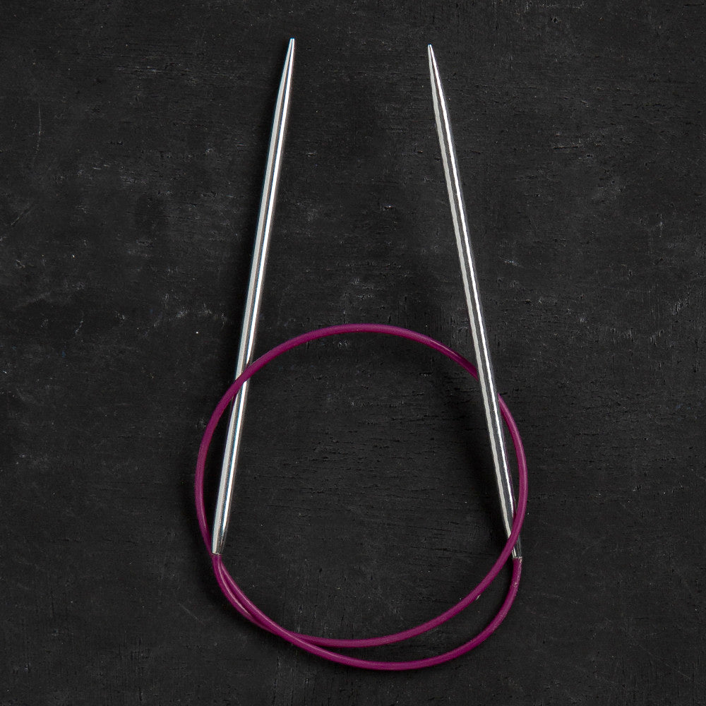 KnitPro Nova Metal 2.75 Mm 40 Cm Metal Mor Misinalı Şiş - 10306