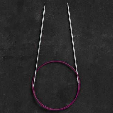 KnitPro Nova Metal 2.25 Mm 60 Cm Metal Mor Misinalı Şiş - 10315