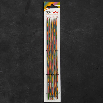 KnitPro Symfonie 3,5 mm 20 cm Ahşap 5'li Çorap Şişi - 20107