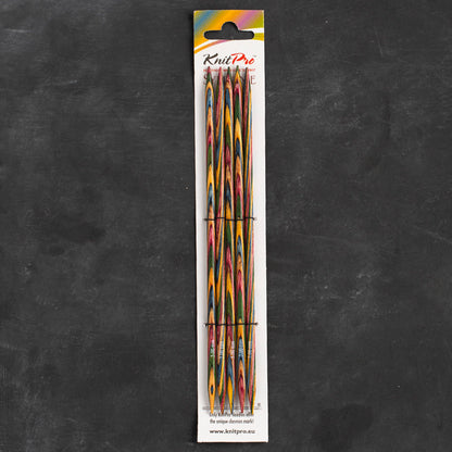 KnitPro Symfonie 5 mm 20 cm Ahşap 5'li Çorap Şişi - 20111