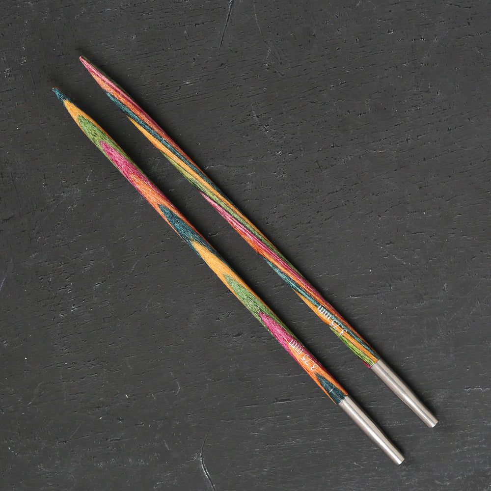 KnitPro Symfonie 3.75mm Değiştirilebilir Ahşap Misinalı Şiş Ucu - 20402