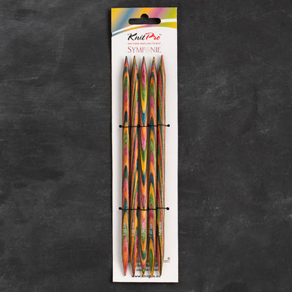KnitPro Symfonie 7 mm 20 cm Ahşap 5'li Çorap Şişi - 20116