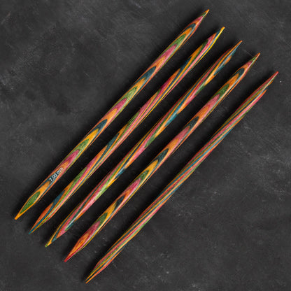 KnitPro Symfonie 7 mm 20 cm Ahşap 5'li Çorap Şişi - 20116