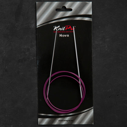 KnitPro Nova Metal 2 Mm 100 Cm Metal Mor Misinalı Şiş - 10361