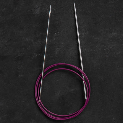 KnitPro Nova Metal 2 Mm 100 Cm Metal Mor Misinalı Şiş - 10361