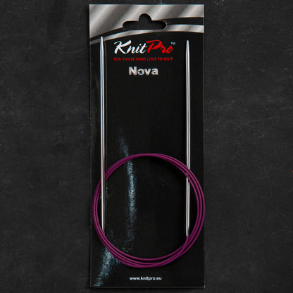 KnitPro Nova Metal 2.5 Mm 100 Cm Metal Mor Misinalı Şiş - 10363