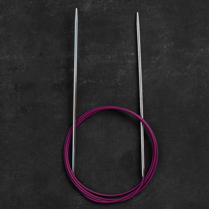 KnitPro Nova Metal 2.5 Mm 100 Cm Metal Mor Misinalı Şiş - 10363