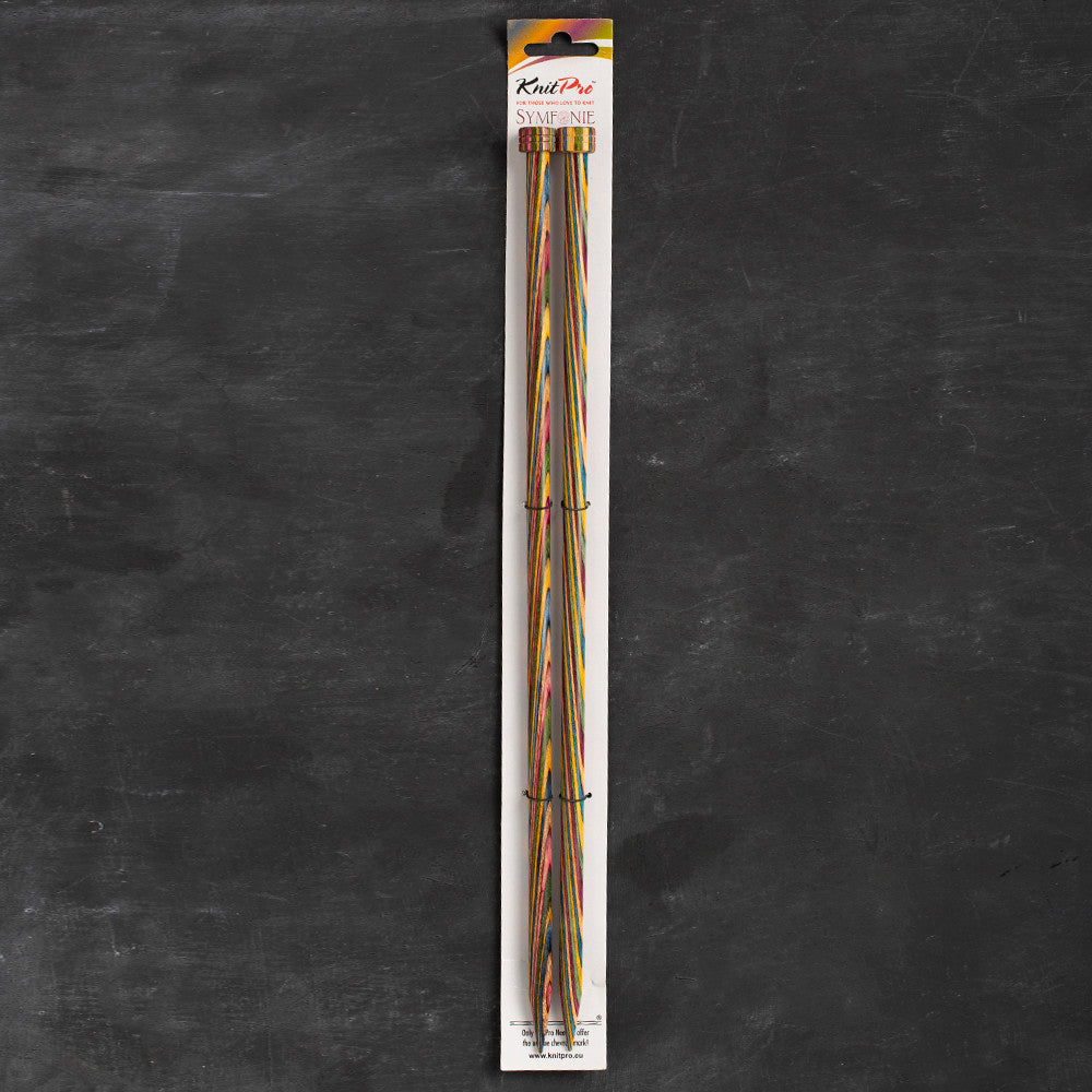 KnitPro Symfonie 9 mm 35 cm Ahşap Örgü Şişi - 20225