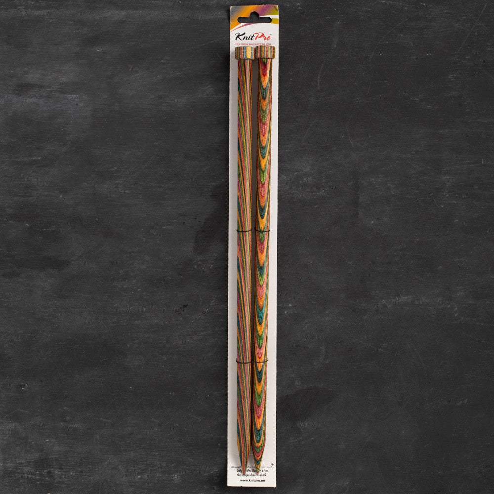 KnitPro Symfonie 12 mm 35 cm Ahşap Örgü Şişi - 20227