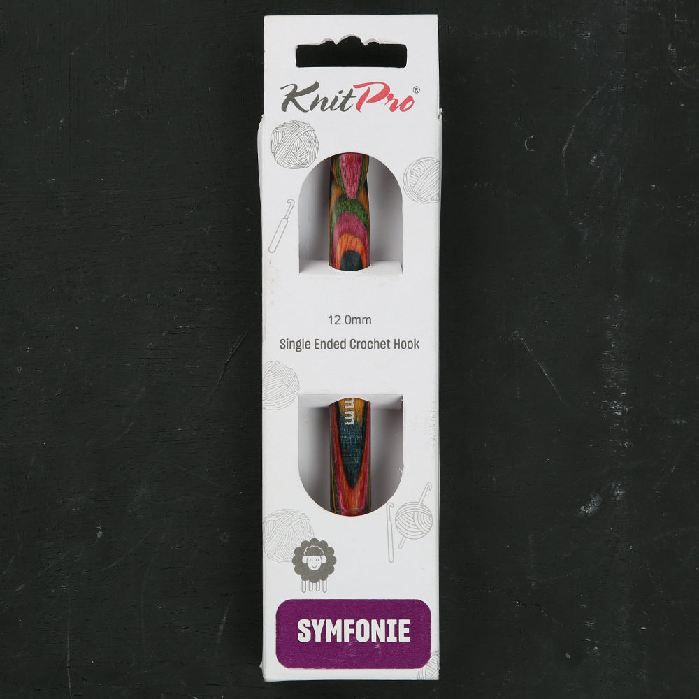 KnitPro Symfonie Ahşap Yün Tığ 12.0mm - 20715