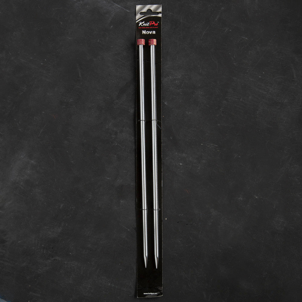 KnitPro Nova Metal 7 mm 35 cm Metal Örgü Şişi - 10223