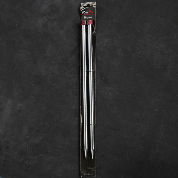 KnitPro Nova Metal 10 mm 35 cm Metal Örgü Şişi - 10226