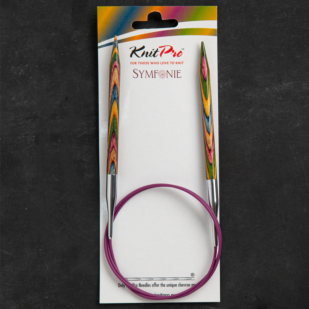 KnitPro Symfonie 7 mm 80 cm Misinalı Şiş - 21343