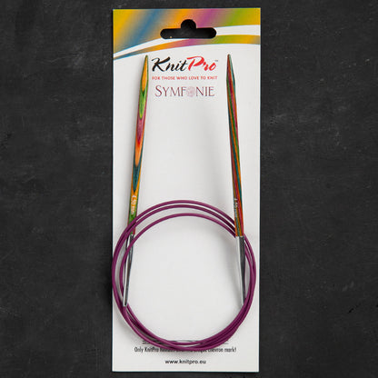 KnitPro Symfonie 4,5 mm 100 cm Ahşap Misinalı Şiş - 21353