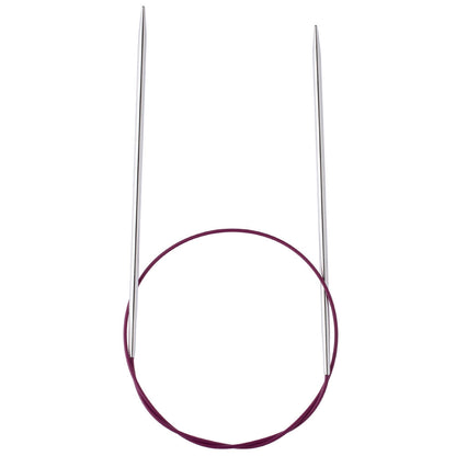 KnitPro Nova Metal 3.5 Mm 60 Cm Metal Mor Misinalı Şiş - 11320