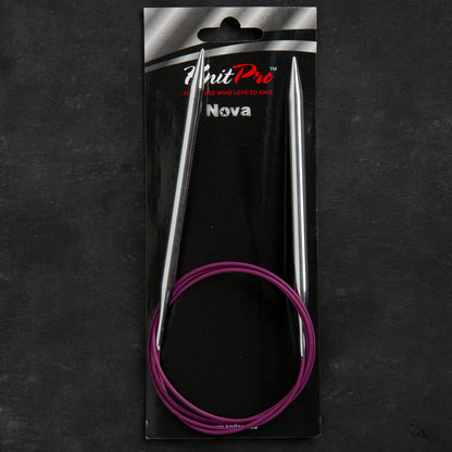 KnitPro Nova Metal 6.5 Mm 100 Cm Metal Mor Misinalı Şiş - 11357