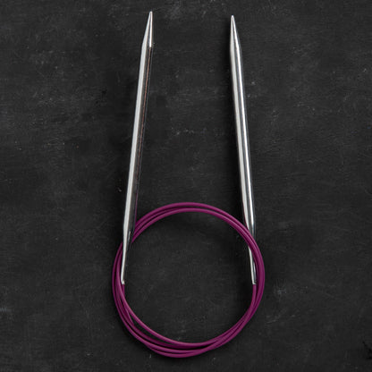 KnitPro Nova Metal 6.5 Mm 100 Cm Metal Mor Misinalı Şiş - 11357