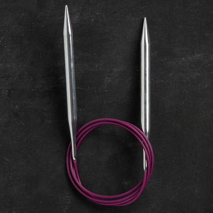 KnitPro Nova Metal 9 Mm 100 Cm Metal Mor Misinalı Şiş - 11360