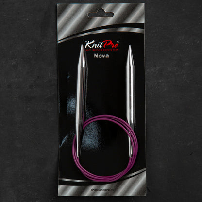 KnitPro Nova Metal 10 Mm 100 Cm Metal Mor Misinalı Şiş - 11361