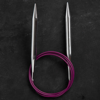 KnitPro Nova Metal 10 Mm 100 Cm Metal Mor Misinalı Şiş - 11361