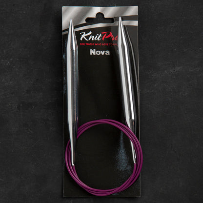 KnitPro Nova Metal 12 Mm 100 Cm Metal Mor Misinalı Şiş - 11362