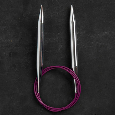 KnitPro Nova Metal 12 Mm 100 Cm Metal Mor Misinalı Şiş - 11362