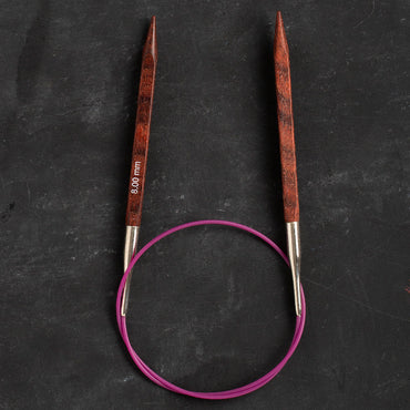 Knitpro Symfonie Cubics 8mm 60cm Kübik Misinalı Şiş - 25330