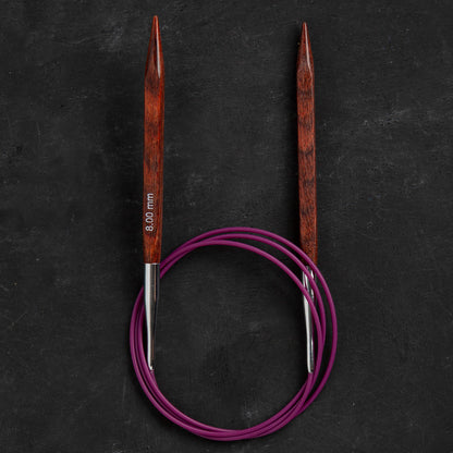 KnitPro Symfonie Cubics 8mm 100cm Kübik Misinalı Şiş - 25350