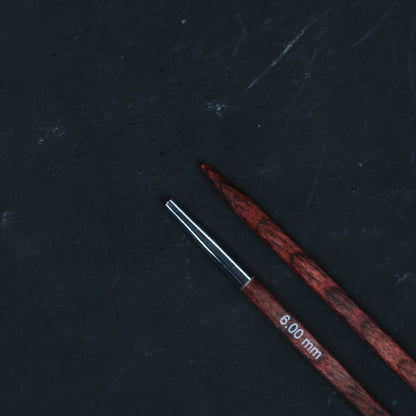 KnitPro Symfonie Cubics 6mm Değiştirilebilir Örgü Misina Şişi - 25405