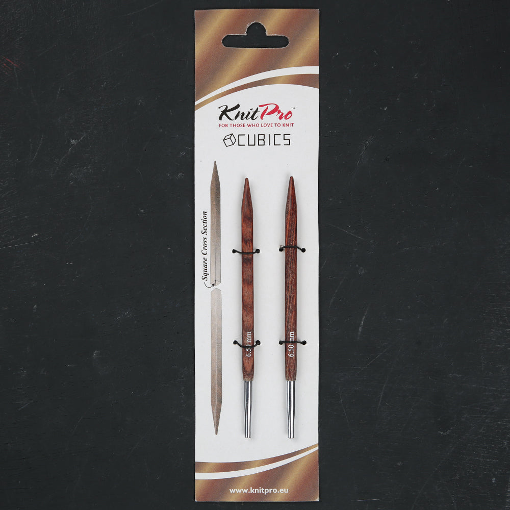 KnitPro Symfonie Cubics 6.5mm Değiştirilebilir Örgü Misina Şişi - 25406