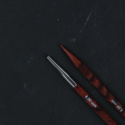 KnitPro Symfonie Cubics 8mm Değiştirilebilir Örgü Misina Şişi - 25408