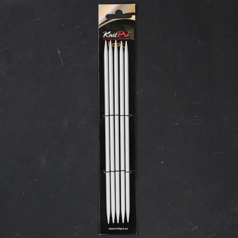 KnitPro Basix Aluminium 4.5 mm 20 cm Alüminyum 5'li Çorap Şişi - 45116