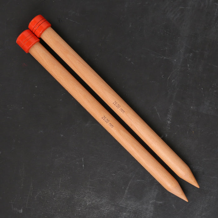 KnitPro Jumbo Nadelspiele 8" (20 Cm) – 20 Mm, Aus Buchenholz, Für Dickes Garn