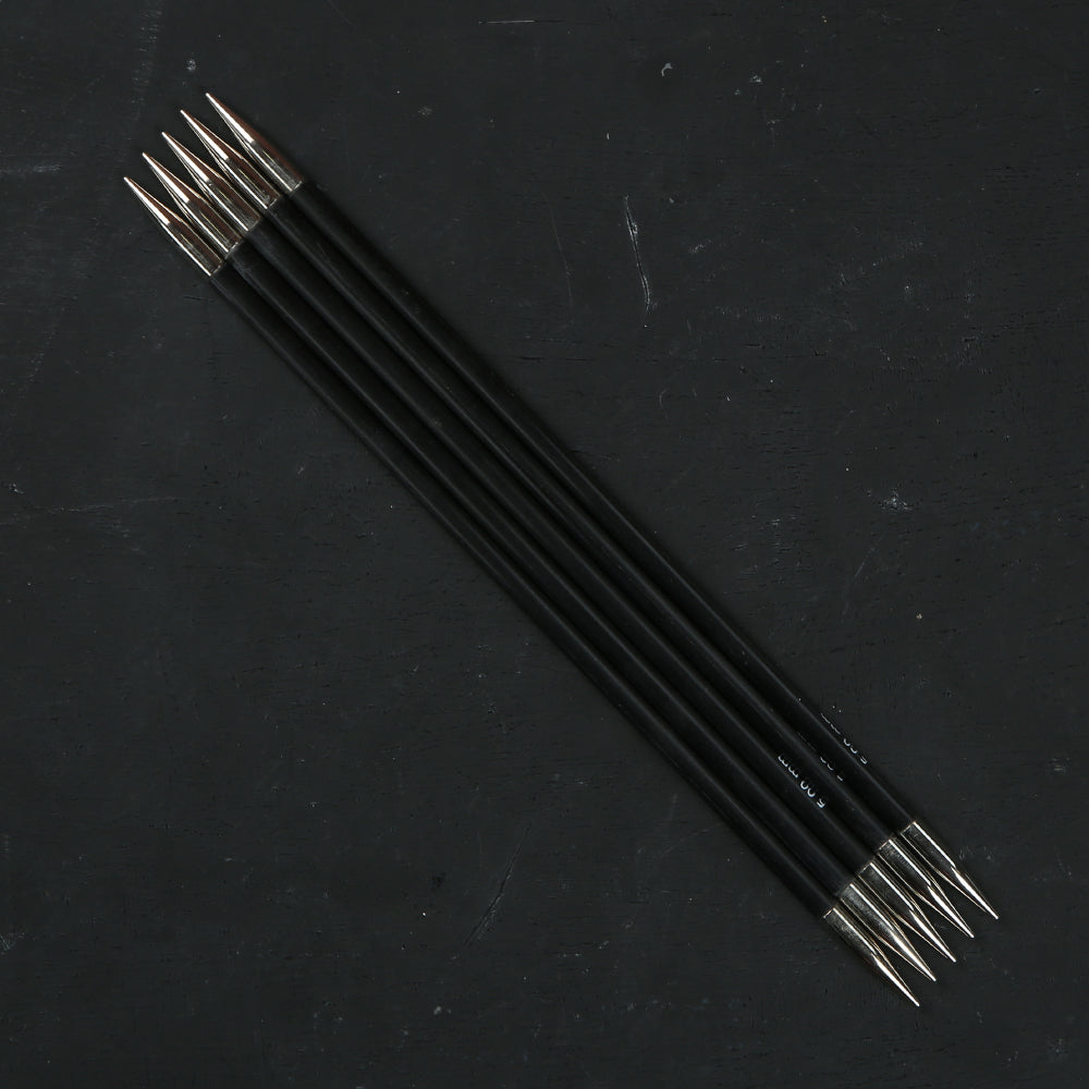 KnitPro Karbonz 5mm 20cm Çorap Şişi - 41134