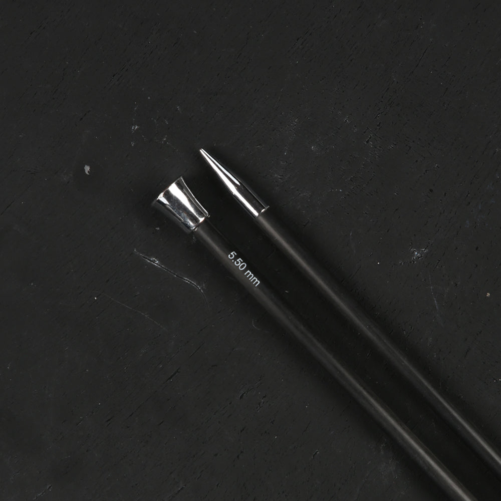 KnitPro Karbonz 5.5mm 25cm Örgü Şişi - 41261