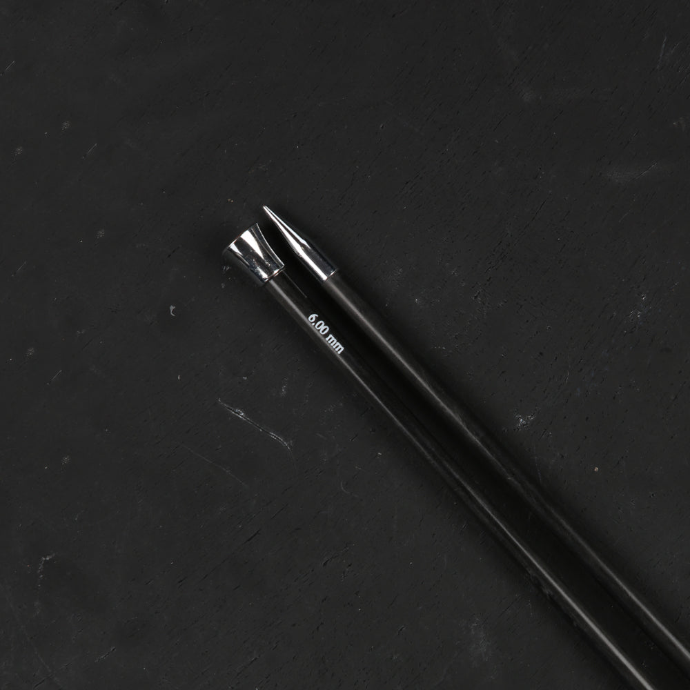 KnitPro Karbonz 6mm 25cm Örgü Şişi - 41262