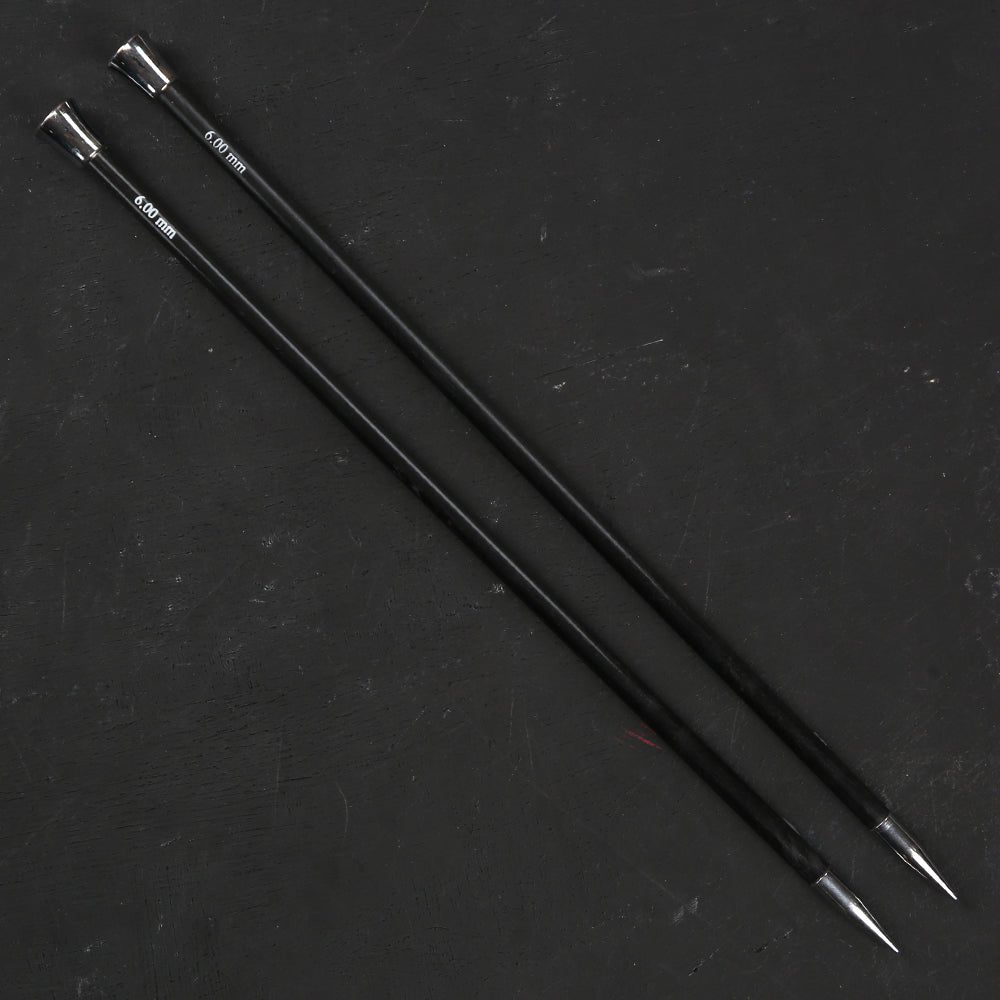 KnitPro Karbonz 6mm 25cm Örgü Şişi - 41262