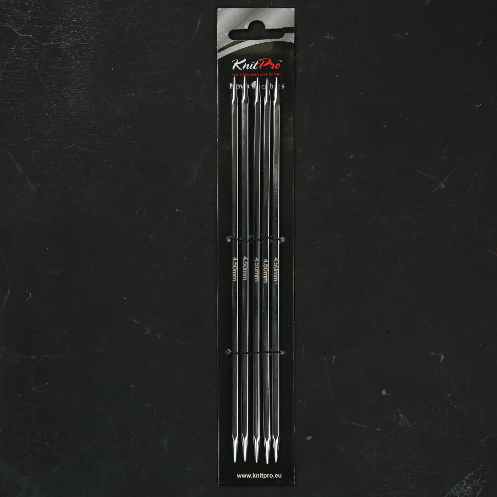 KnitPro Nova Cubics 4,5 mm 20 cm Kübik Çorap Şişi - 12130