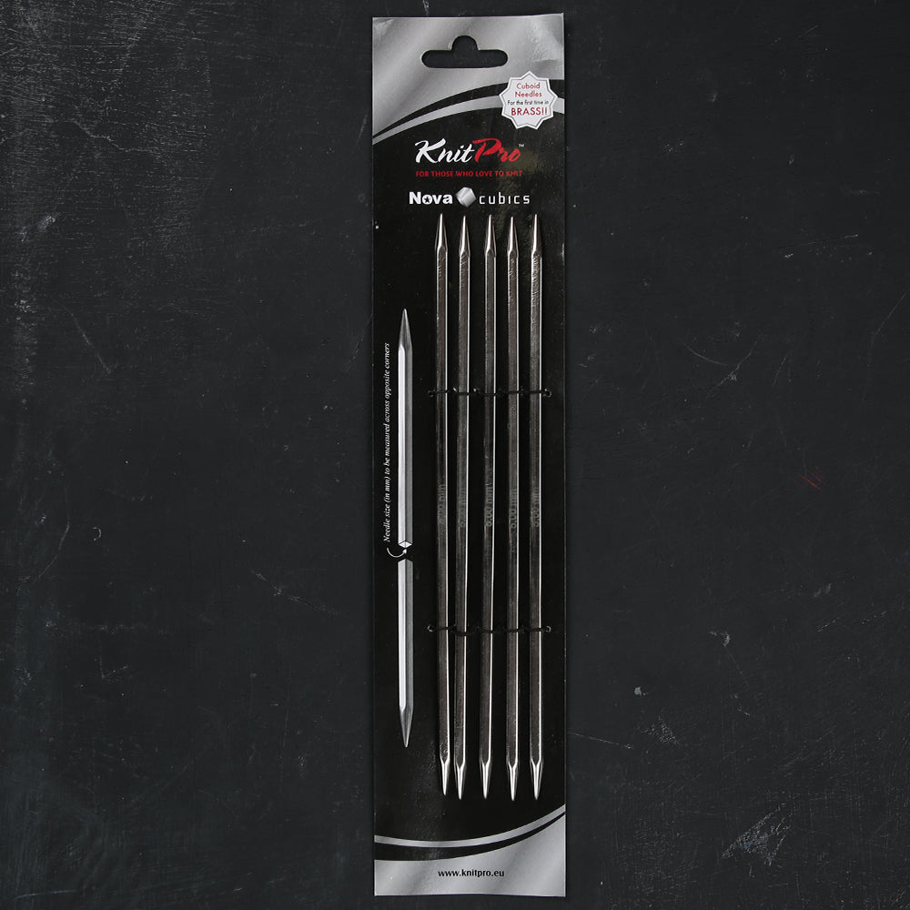 KnitPro Nova Cubics 5 mm 20 cm Kübik Çorap Şişi - 12131