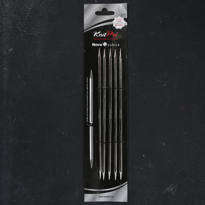 KnitPro Nova Cubics 5 mm 20 cm Kübik Çorap Şişi - 12131