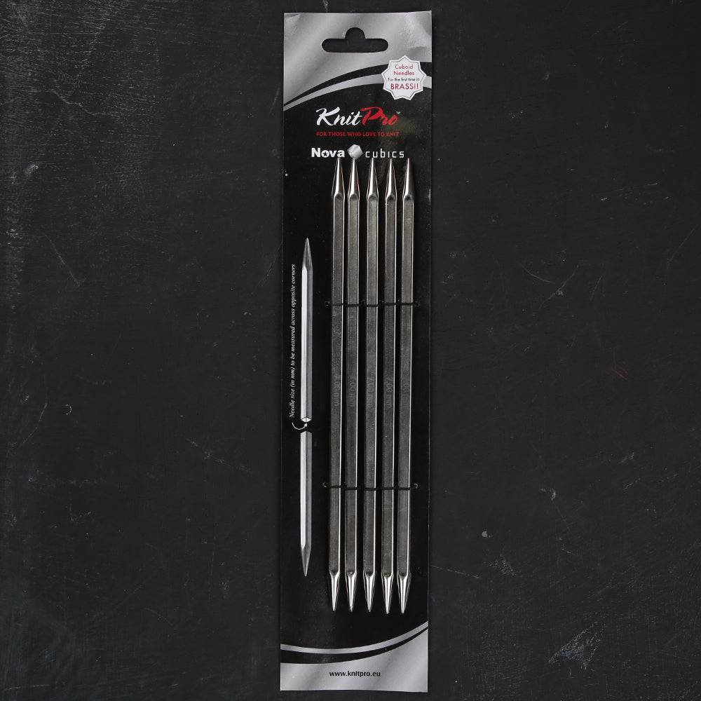 KnitPro Nova Cubics 7 mm 20 cm Kübik Çorap Şişi - 12135