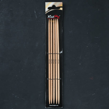 KnitPro Basix Birch Huş Ağacı 4mm 20cm Çorap Şişi - 35117