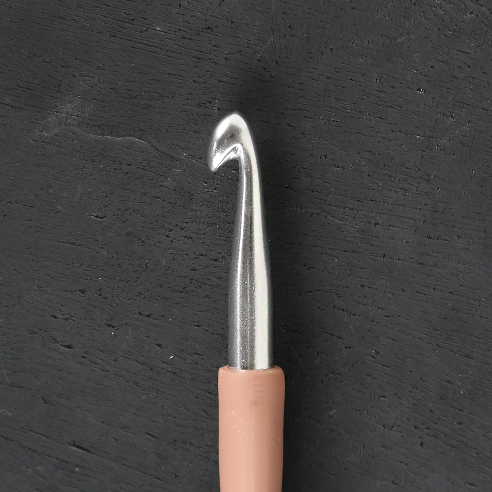 Knitpro Waves 8mm Kahverengi Yumuşak Saplı Yün Tığ - 30916