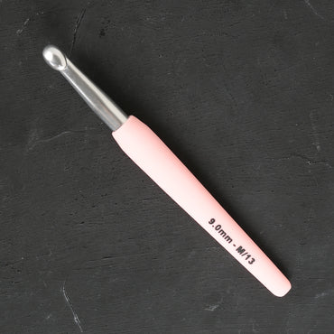 Knitpro Waves 9mm Pembe Yumuşak Saplı Yün Tığ - 30917