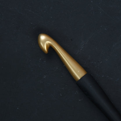 Knitpro Aluminum Gold 12mm Siyah Yumuşak Saplı Yün Tığ - 30886