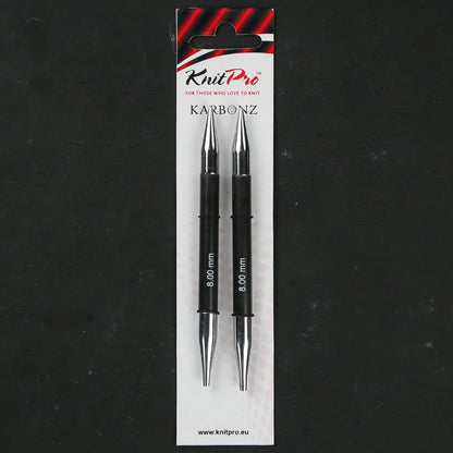 KnitPro Karbonz 8mm Değiştirilebilir Örgü Misina Şişi - 41312
