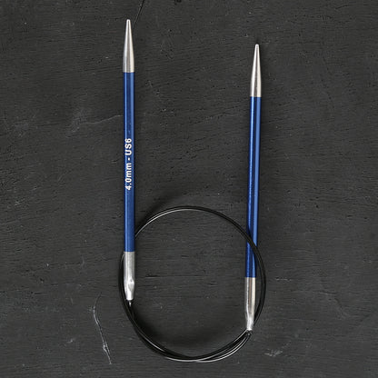 Knitpro Zing 4 Mm 40 Cm Mavi Misinalı Şiş - 47069