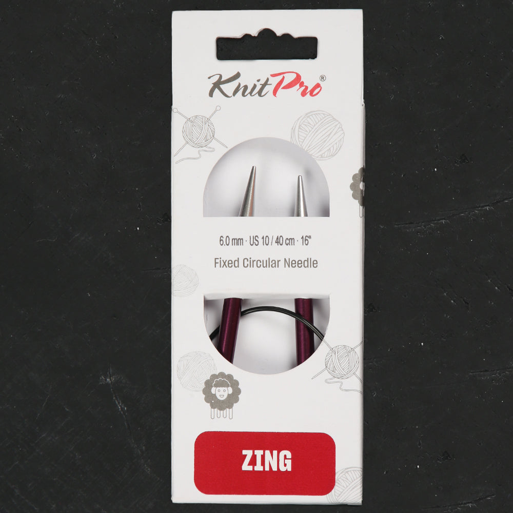 Knitpro Zing 6 Mm 40 Cm Misinalı Şiş - 47073