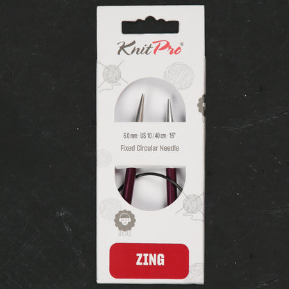 Knitpro Zing 6 Mm 40 Cm Misinalı Şiş - 47073